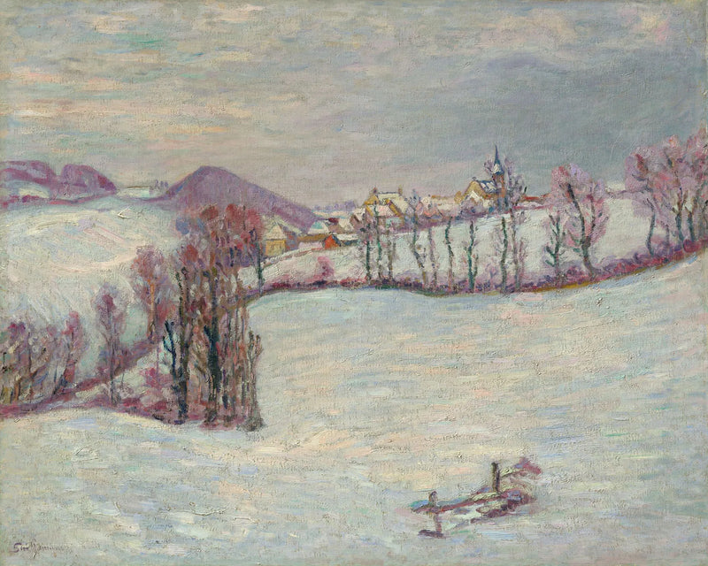 Uitzicht op de Puy de Dôme - Armand Guillaumin