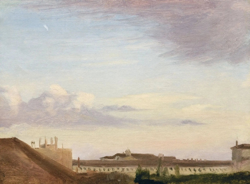 Uitzicht op het Quirinaal - Edgar Degas