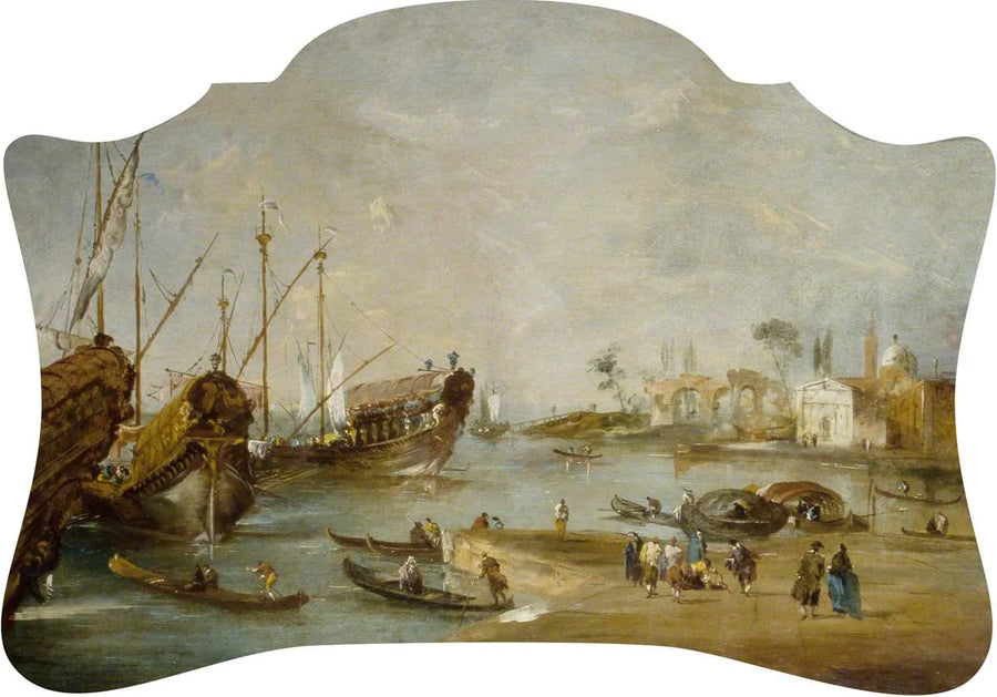 Speelse weergave van Venetië - Francesco Guardi
