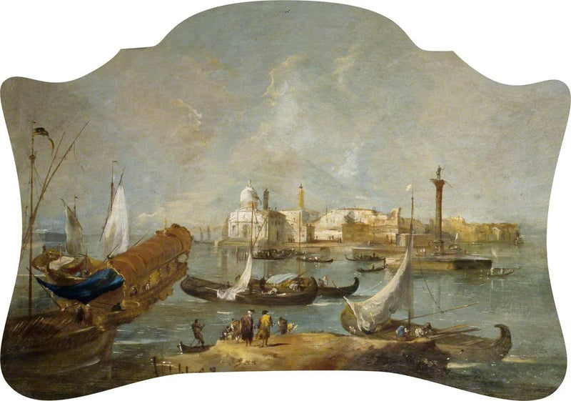 Fantastisch uitzicht op Venetië - Francesco Guardi