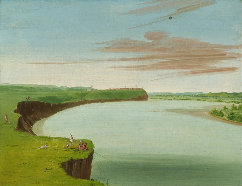 Verafgelegen uitzicht op het dorp Mandan - George Catlin

Source:
Vue lointaine du village Mandan - George Catlin