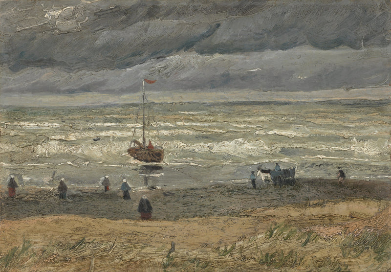Zicht op zee bij Scheveningen - Vincent van Gogh