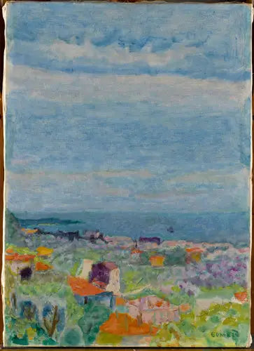 Panoramisch uitzicht, Le Cannet - Pierre Bonnard