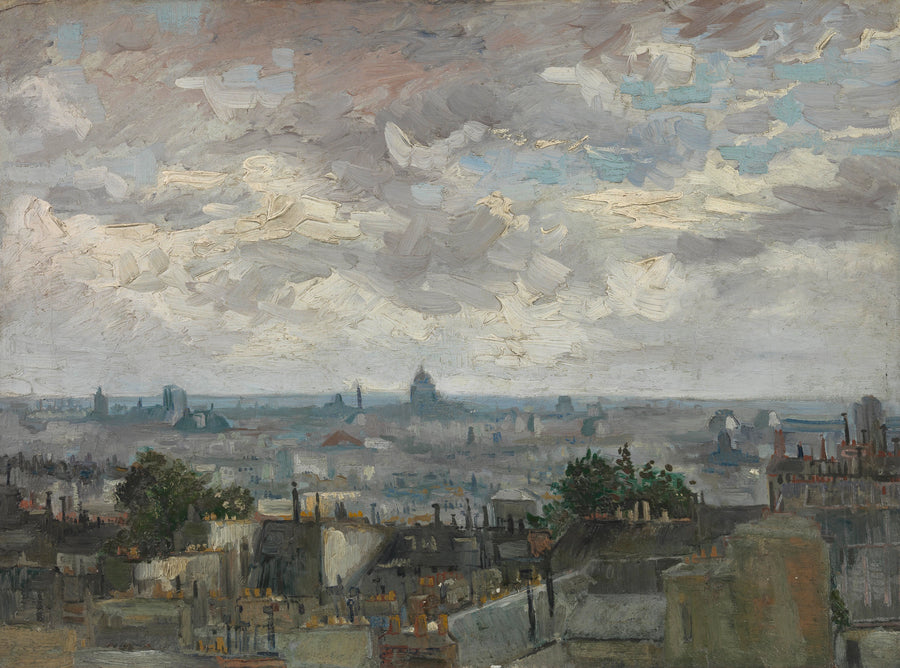 Gezicht op Parijs - Vincent van Gogh
