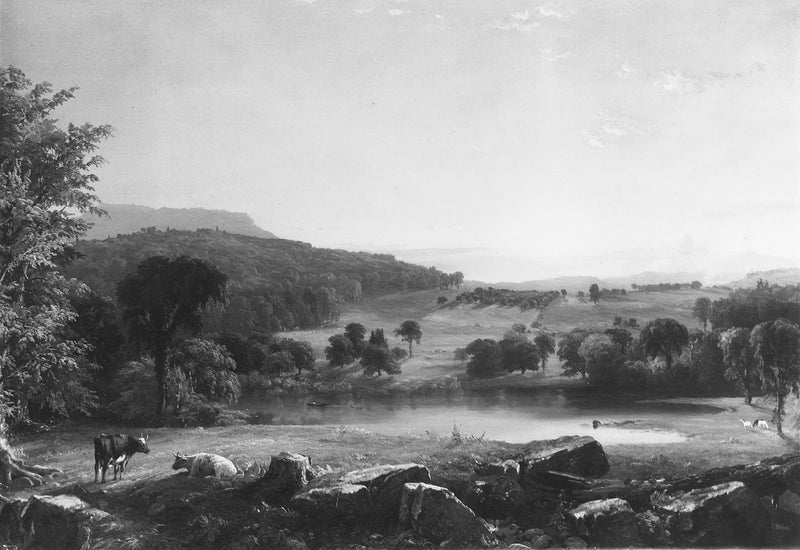 Uitzicht nabij Sherburne, Chenango County, New York - Jasper Francis Cropsey