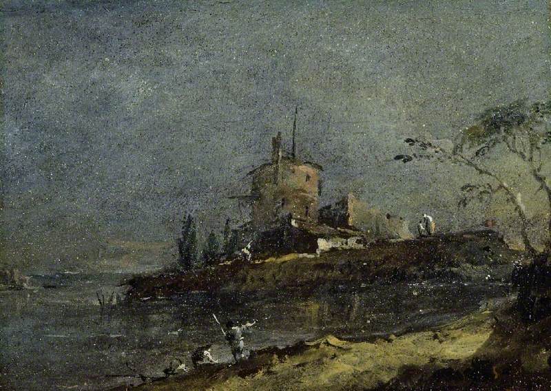 Uitzicht bij Venetië - Francesco Guardi