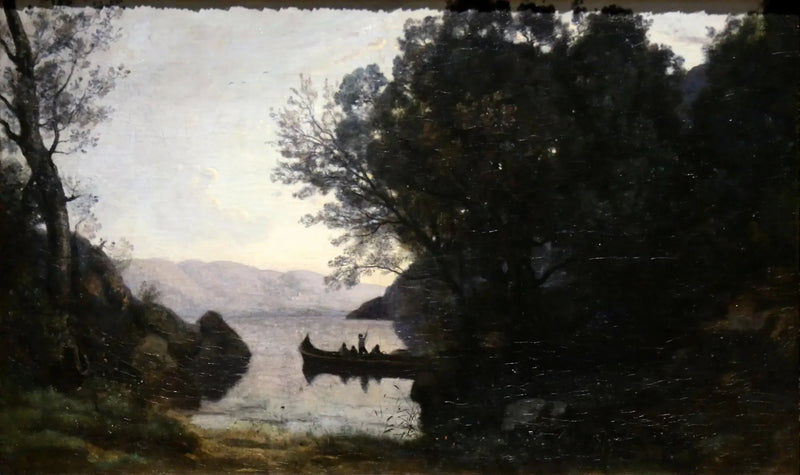 Uitzicht genomen in Riva, Italiaanse Tirol - Jean-Baptiste Camille Corot