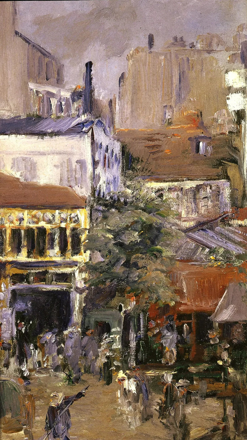 Gezicht op de Place Clichy - Édouard Manet