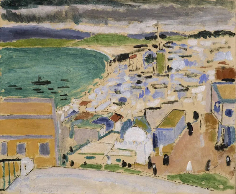 Uitzicht op de baai van Tanger - Henri Matisse