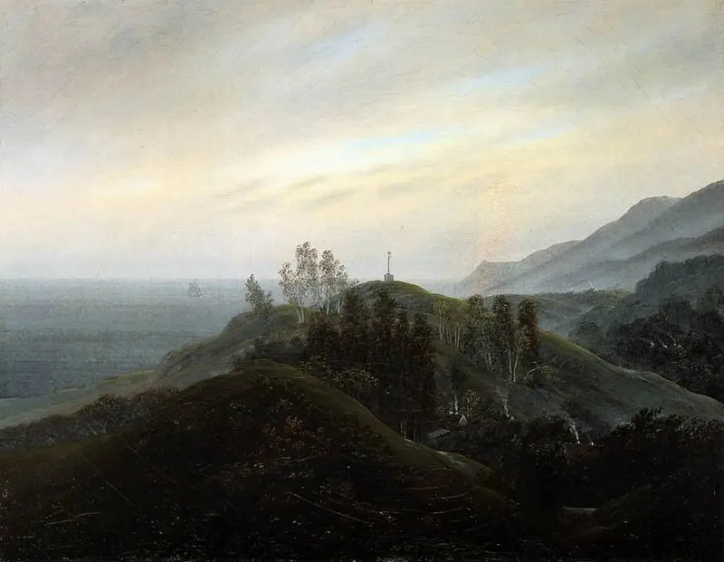 Uitzicht op de Oostzee - Caspar David Friedrich