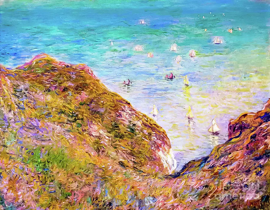 Vue sur la mer - Claude Monet image 1 reproduction artisanale de tableau