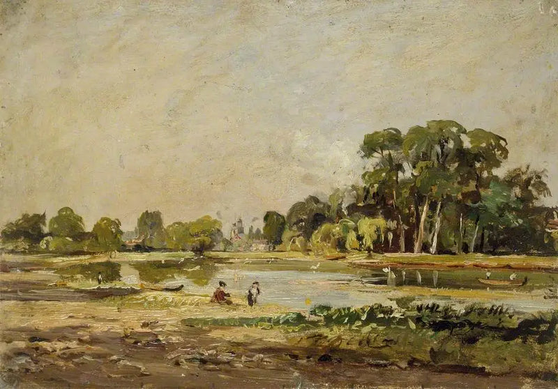 Uitzicht op de Theems in Twickenham - John Constable