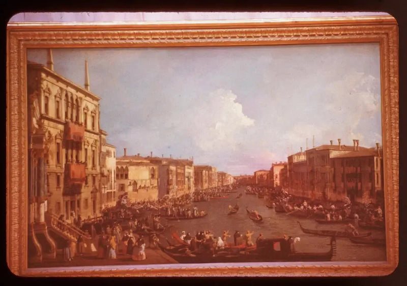 Uitzicht op het Groot Kanaal vanaf het Palazzo Balbi tot aan de Rialtobrug, tijdens een zeilwedstrijd - Canaletto

Source:
Vue sur le Grand Canal depuis le Palazzo Balbi jusqu'au Pont du Rialto, lors d'une régate - Canaletto