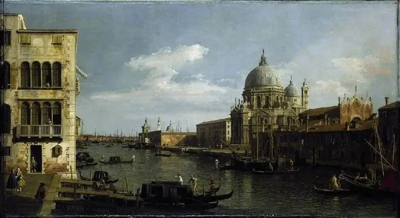Uitzicht op het Groot Kanaal: Santa Maria della Salute en de Douane vanaf het Campo Santa Maria Zobenigo - Canaletto

Source:
Vue sur le Grand Canal : Santa Maria della Salute et la Dogana depuis le Campo Santa Maria Zobenigo - Canaletto
