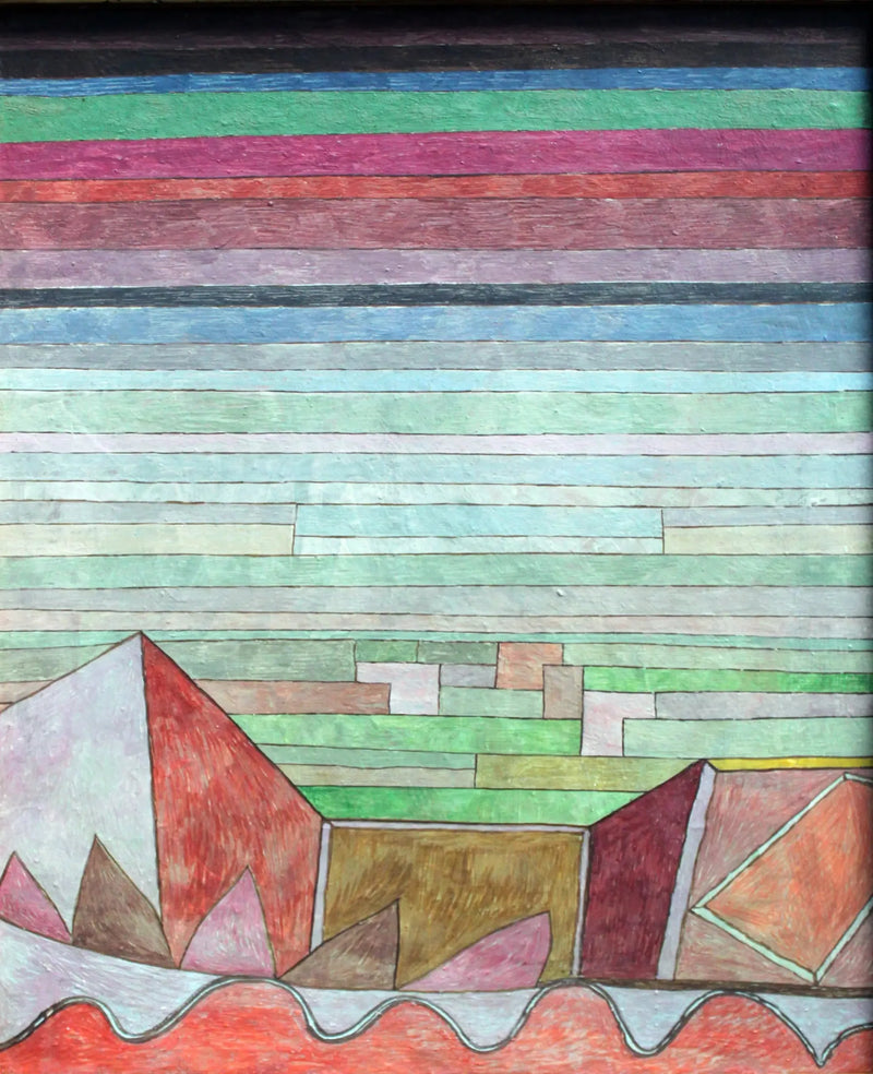 Uitzicht op het vruchtbare land - Paul Klee