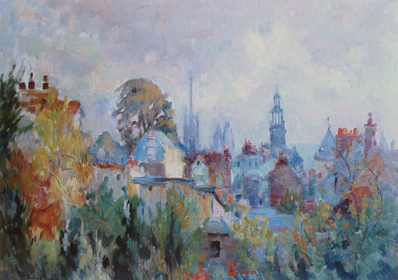Uitzicht op Rouen - Robert Antoine Pinchon