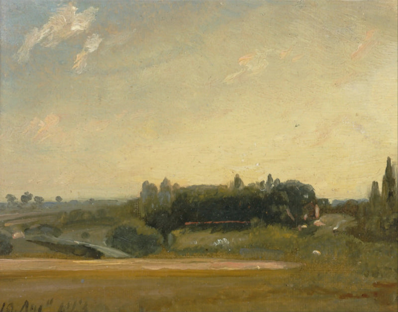 Uitzicht op de pastorie, East Bergholt - John Constable