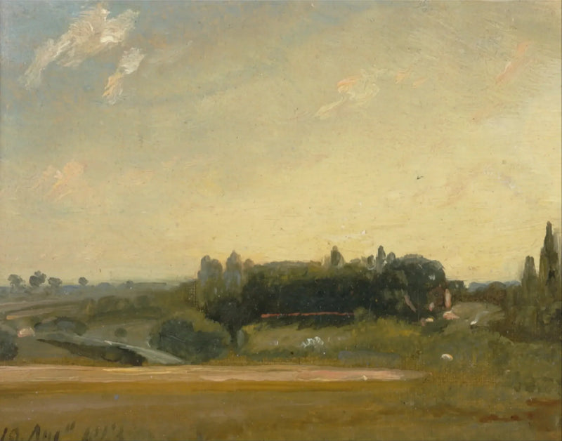 Uitzicht op de pastorie, East Bergholt - John Constable