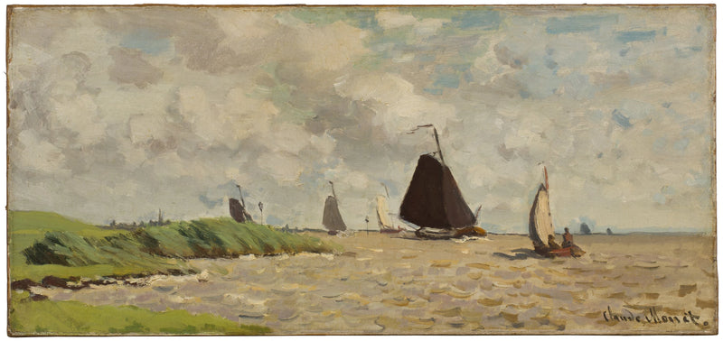 Uitzicht op de Voorzaan W179 - Claude Monet
