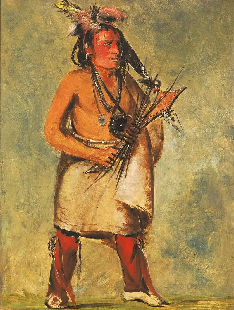Wa-kon-chásh-kaw, Degene die op de donder komt - George Catlin

Source:
Wa-kon-chásh-kaw, Celui qui vient sur le tonnerre - George Catlin