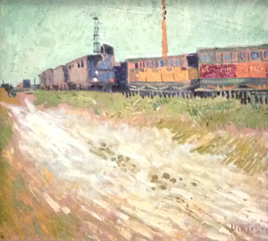 Spoorwagons in Arles - Vincent van Gogh