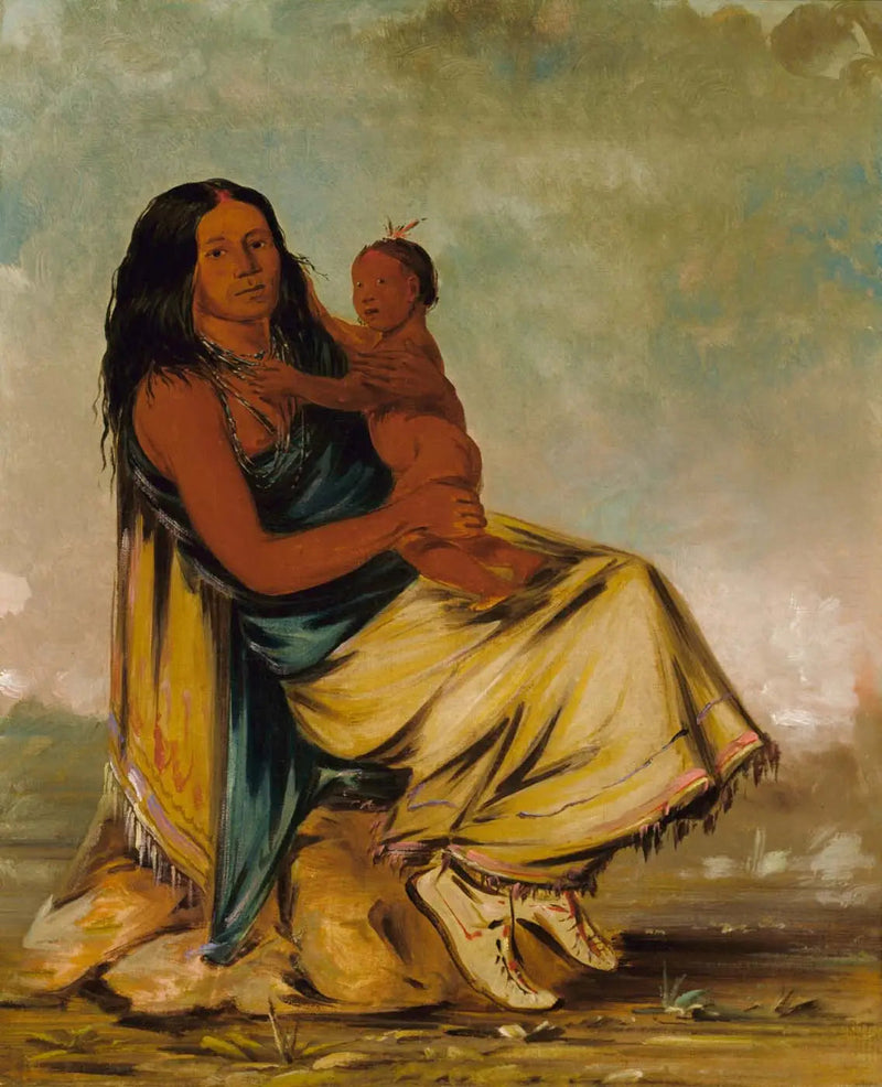 Wáh-chee-te, echtgenote van Cler-mónt, en haar kind - George Catlin

Source:
Wáh-chee-te, épouse de Cler-mónt, et son enfant - George Catlin