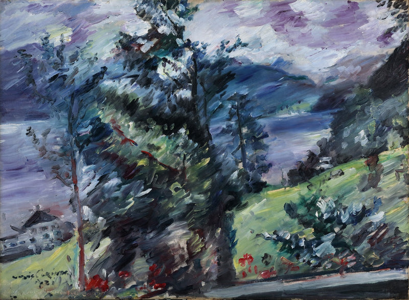 Walchensee, Blick auf den Wetterstein - Lovis Corinth