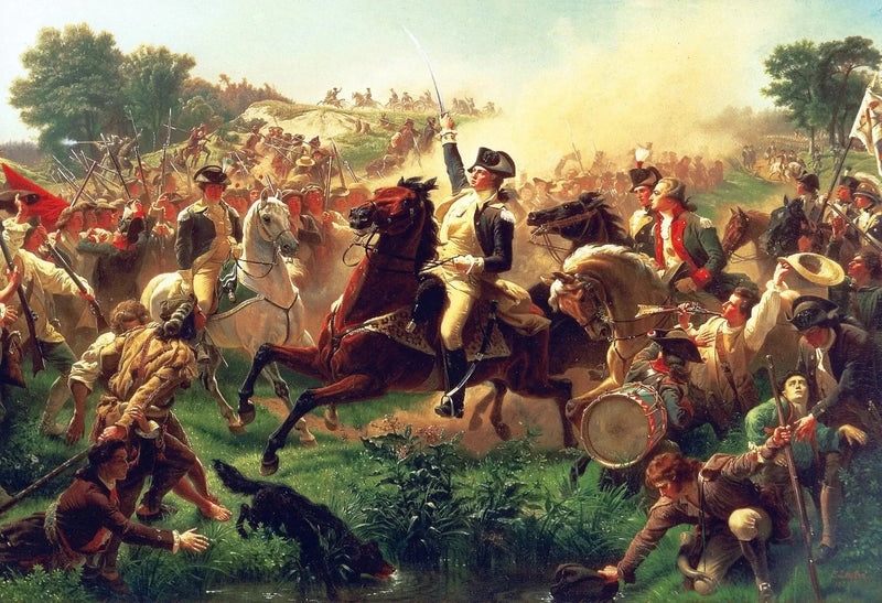 Washington verzamelt de troepen bij Monmouth - Emanuel Leutze

Source:
Washington rassemblant les troupes à Monmouth - Emanuel Leutze