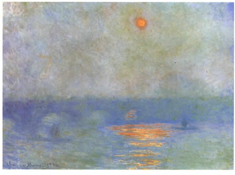 Waterloo Bridge: de zon in de mist - Claude Monet