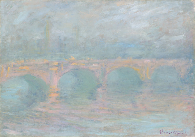 De brug van Waterloo - Claude Monet