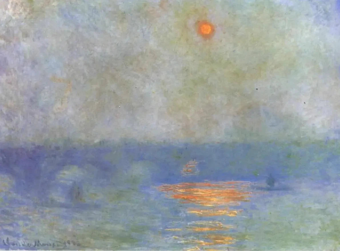 Waterloo Bridge: de zon in de mist - Claude Monet