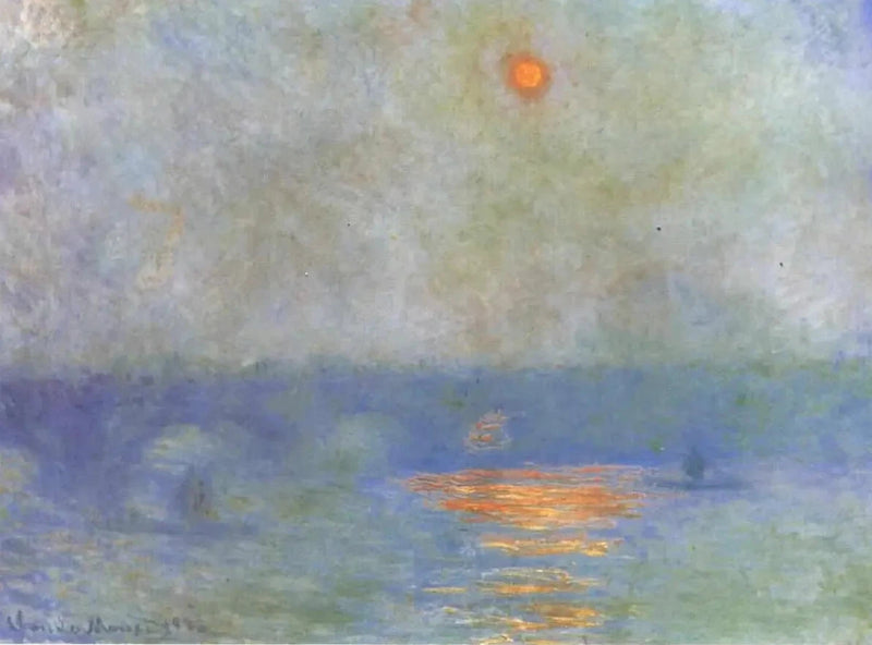 Waterloo Bridge: de zon in de mist - Claude Monet