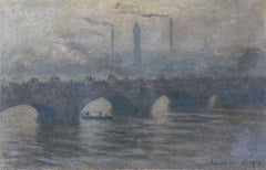 Waterloo Bridge, grijs weer W1562 - Claude Monet