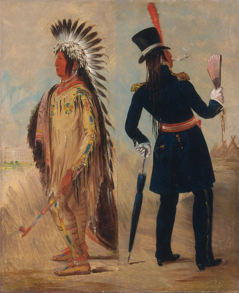 Wi-jún-jon, Pigeonhoofd (Het Licht) heen en terug van Washington - George Catlin

Source:
Wi-jún-jon, Tête d'œuf de pigeon (La Lumière) Aller et retour de Washington - George Catlin