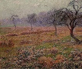 Wiese mit Obstbäumen - Henry Moret image 1 reproduction de peinture à l’huile