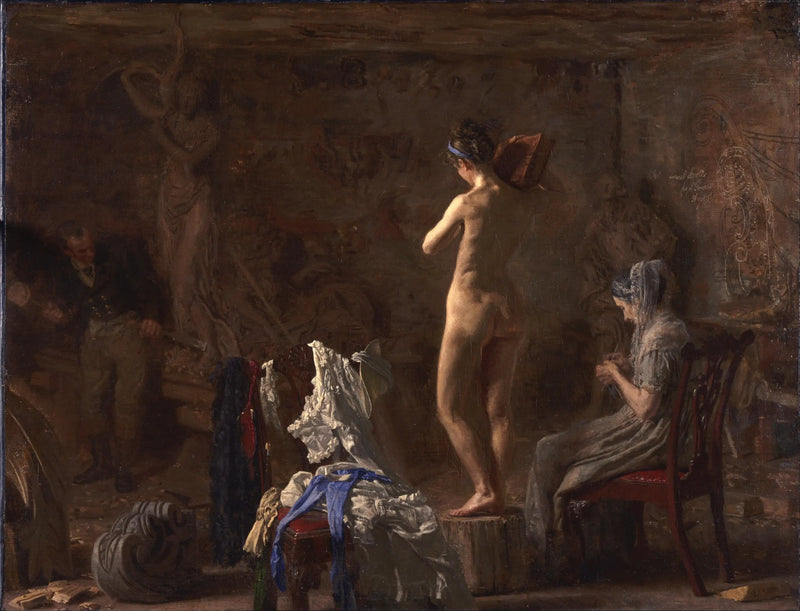 William Rush beeldhouwer van zijn allegorische figuur van de rivier Schuylkill - Thomas Eakins

Source:
William Rush sculptant sa figure allégorique de la rivière Schuylkill - Thomas Eakins