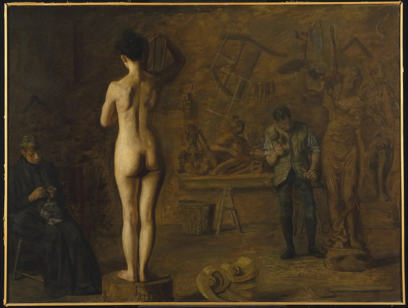William Rush beeldhouwer van zijn allegorische figuur van de rivier Schuylkill - Thomas Eakins

Source:
William Rush sculptant sa figure allégorique de la rivière Schuylkill - Thomas Eakins