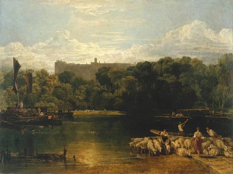 Windsor Castle vanaf de Thames - J. M. W. Turner