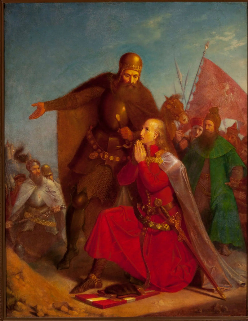 Władysław Jagiełło et Vytautas priant avant la bataille de Grunwald - Jan Matejko

Source:
Władysław Jagiełło et Vytautas priant avant la bataille de Grunwald - Jan Matejko