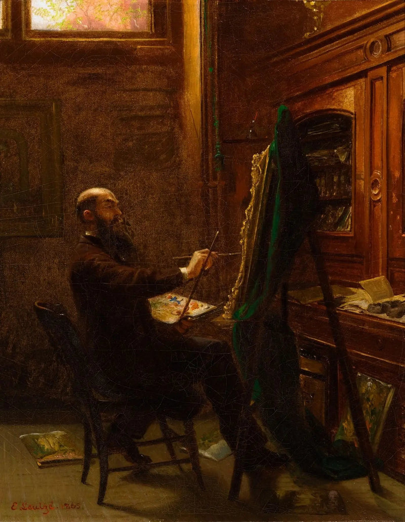 Worthington Whittredge in zijn studio aan Tenth Street - Emanuel Leutze

Source:
Worthington Whittredge dans son studio de Tenth Street - Emanuel Leutze
