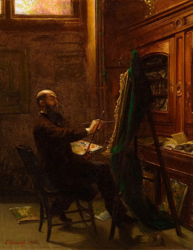 Worthington Whittredge in zijn studio aan Tenth Street - Emanuel Leutze

Source:
Worthington Whittredge dans son studio de Tenth Street - Emanuel Leutze