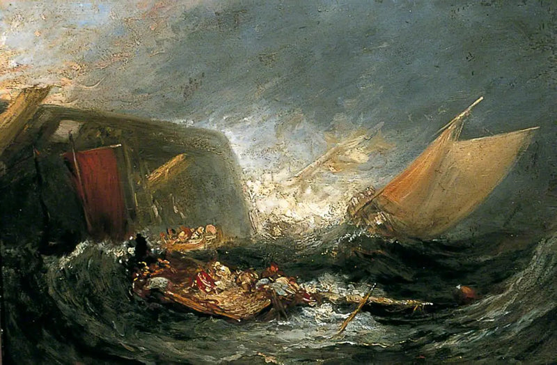 Wrak van een transportschip - J. M. W. Turner