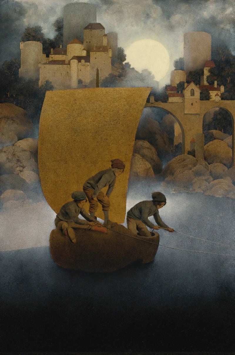 Wynken, Blynken en Nod - Maxfield Parrish