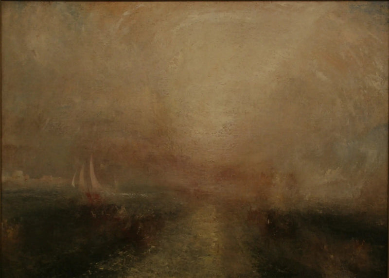 Jacht die de kust nadert - J. M. W. Turner