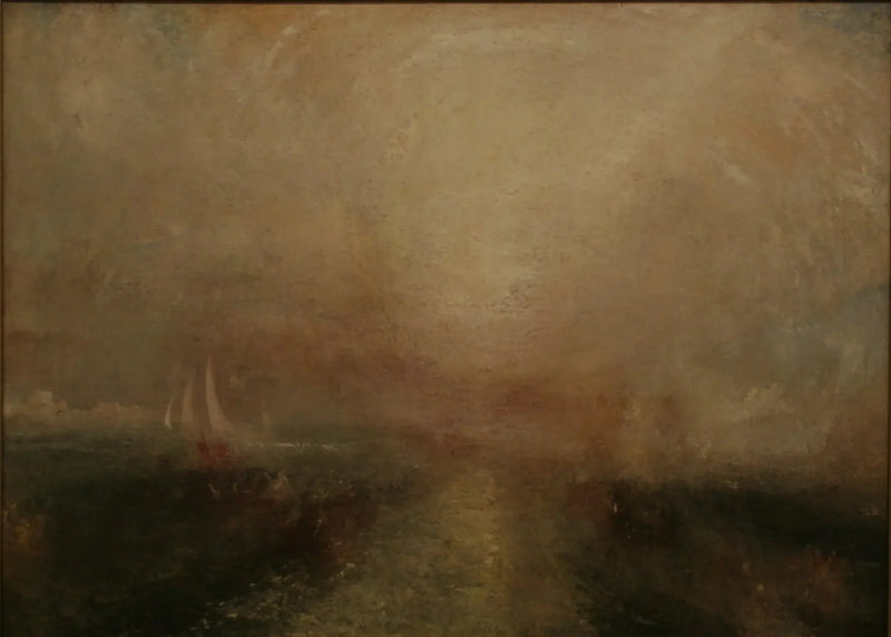 Jacht die de kust nadert - J. M. W. Turner