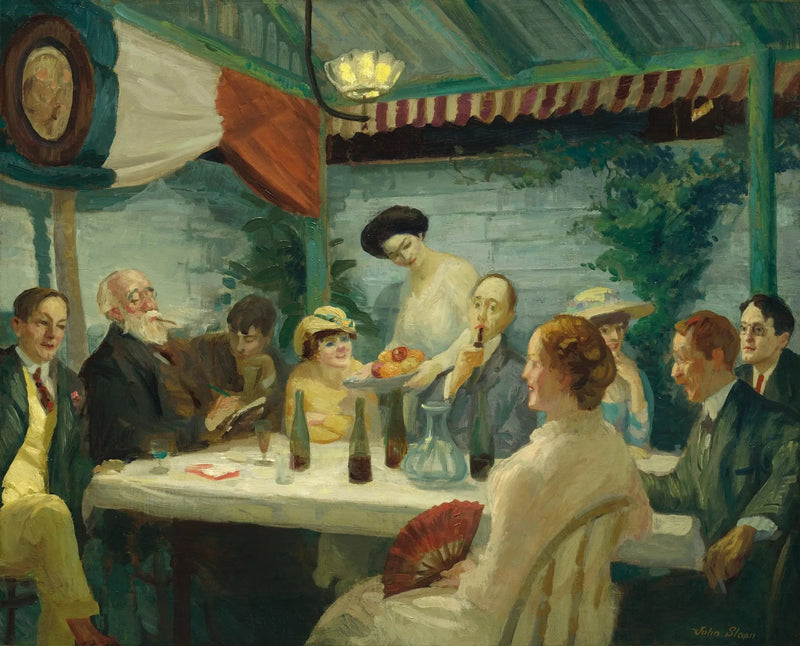 Yeats bij Petitpas - John Sloan