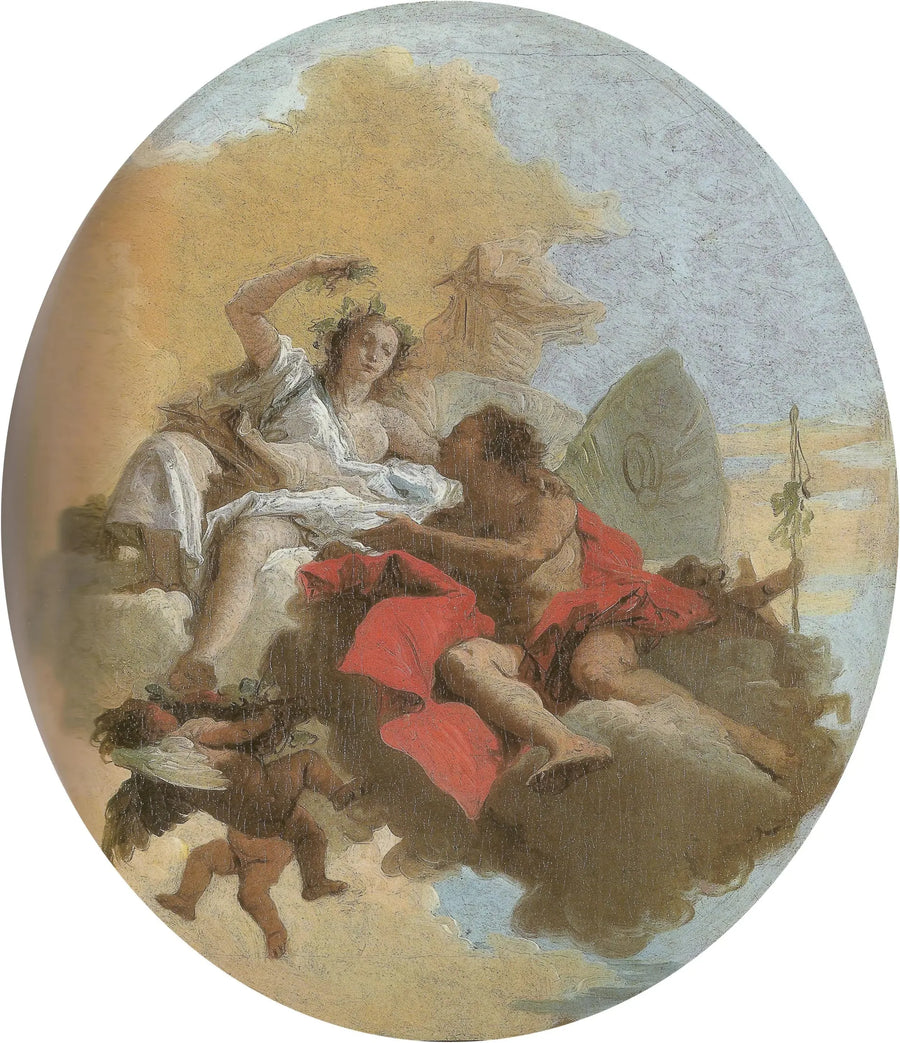 Zéphyr en Flore - Giovanni Battista Tiepolo