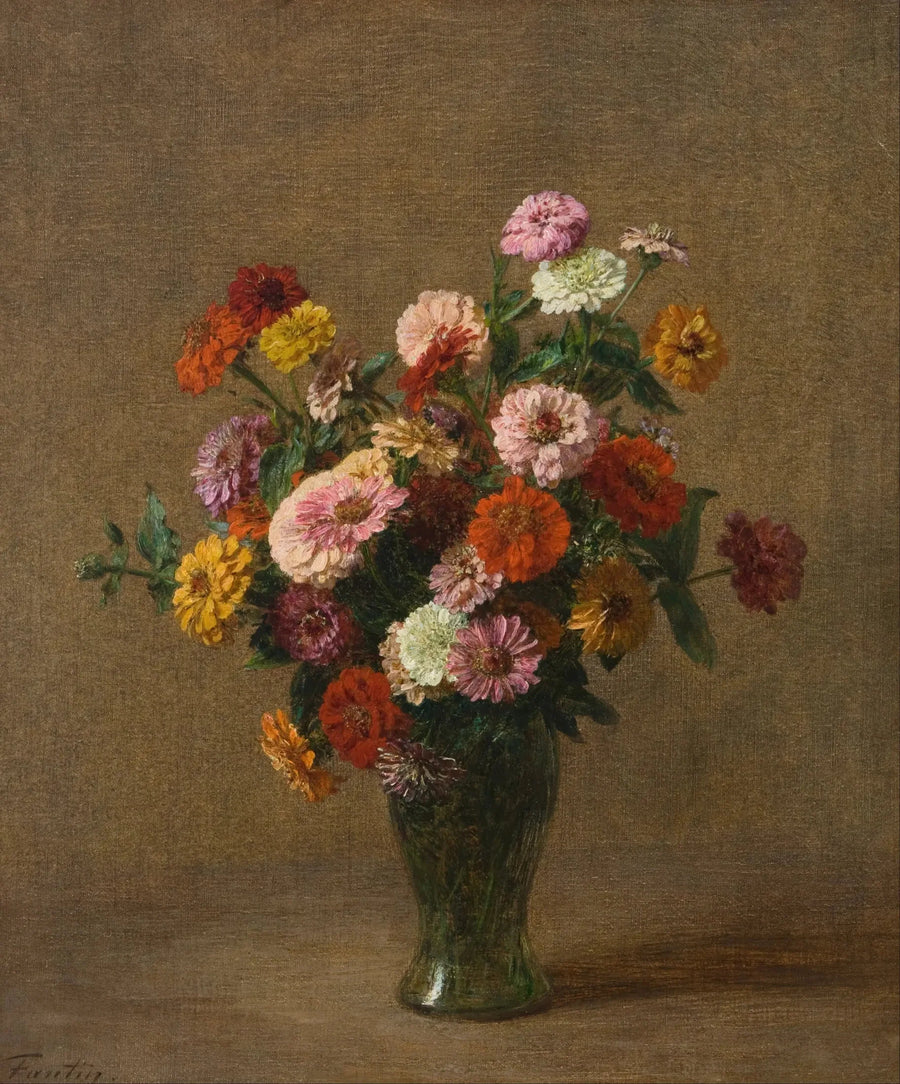 Zinnia's - Henri Fantin-Latour

Source:
Zinnias - Henri Fantin-Latour