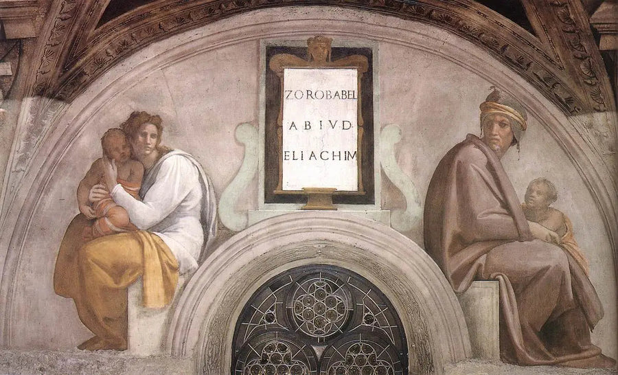 Zorobabel, Abioud en Éliakim - Michelangelo