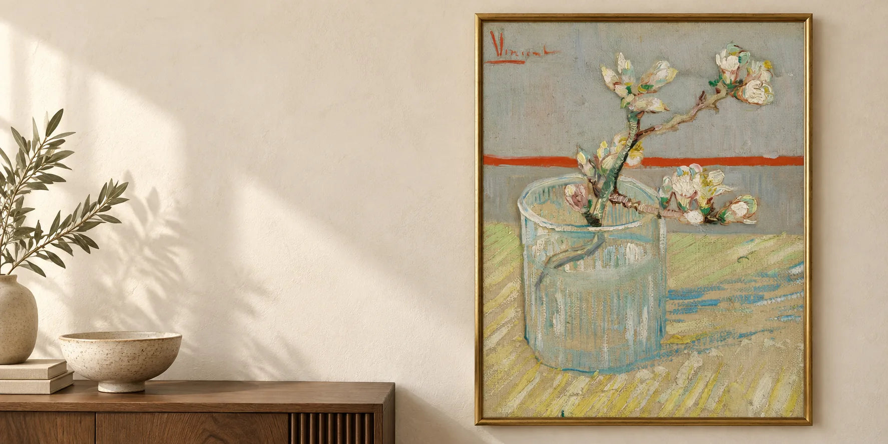 Postimpressionistische bloemen en boeketten